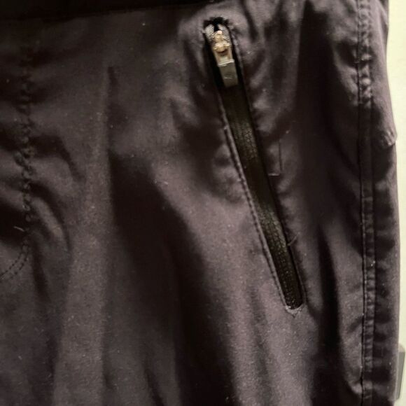 Eddie Bauer Black Elastic Waist Pants Elastic Cuff #DP318 - Picture 4 of 5